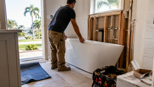 Bathtub plumbing service in Deltona, FL