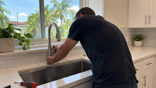 Faucet repair and installation in Deltona, FL